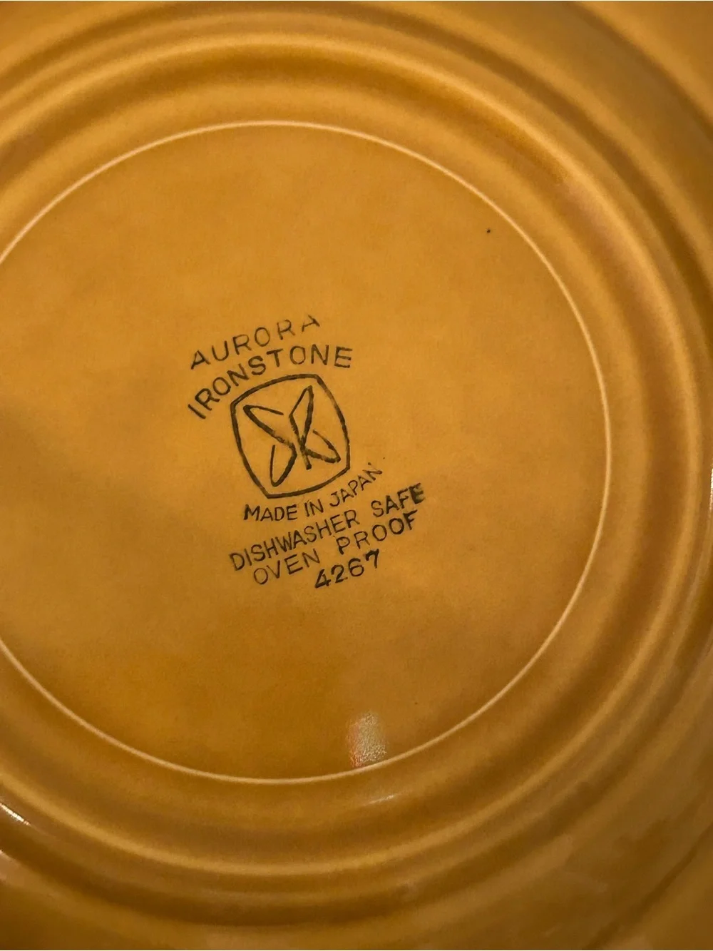 Aurora Ironstone Dinner Plate